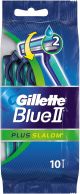 Gillette Blue II Plus Slalom Rasierer 10er Pack